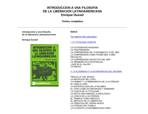 ﻿مقدمه ای بر فلسفه آزادی آمریکای لاتین