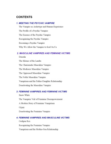 گرسنگی بی گناه: برخورد خون آشام روانی در خود و آمپر؛ دیگران