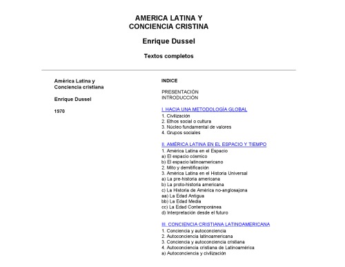 ﻿آمریکای لاتین و آگاهی مسیحی