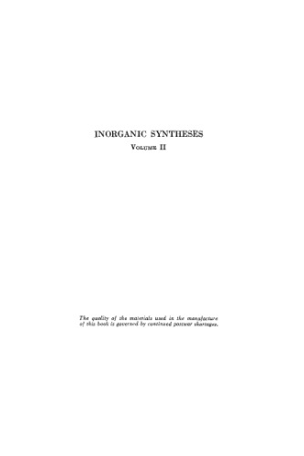 Syntheses معدنی، جلد 2