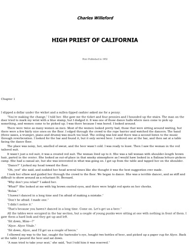 ﻿کشیش اعظم کالیفرنیا