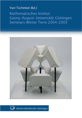 Mathematisches Institut. جورج آگوست-دانشگاه گوتینگن: سمینارها Winter Term 2004 2005. انگلستان. د
