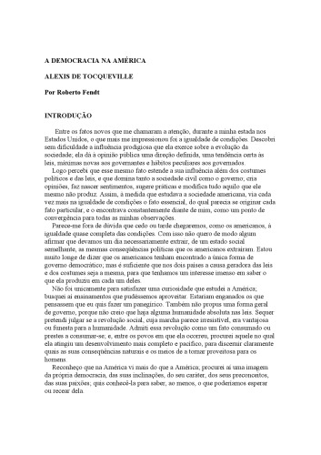 ﻿دموکراسی در آمریکا