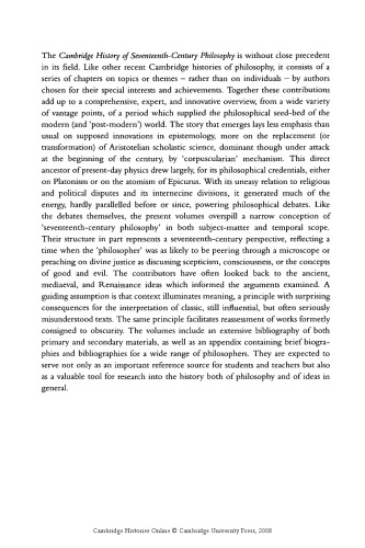 ﻿تاریخ فلسفه قرن هفدهم کمبریج ، جلد اول