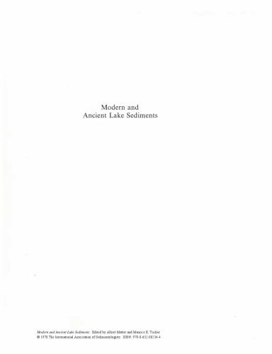 ﻿رسوبات دریاچه ای مدرن و باستانی (انتشار ویژه IAS 2)