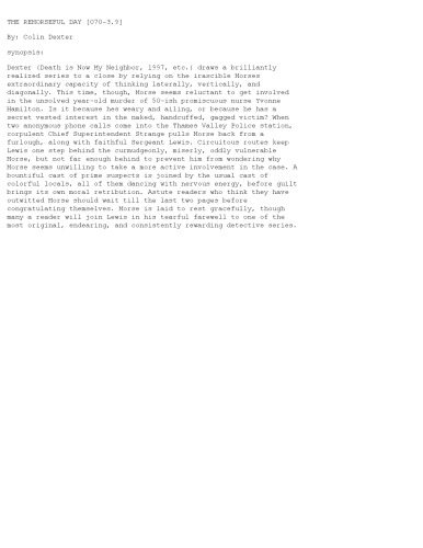 روز احمقانه (بازرس مورس 13)