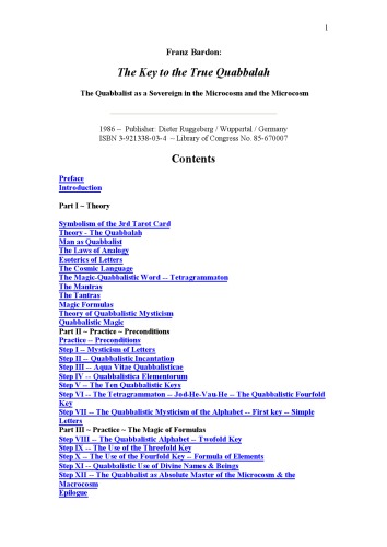 کلید کابالای واقعی: کوبابالیست به عنوان یک حاکم در عالم کوچک و مکروکاسم (اسرار مقدس)