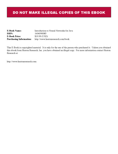 آشنایی با شبکه های عصبی با جاوا ، نسخه 2