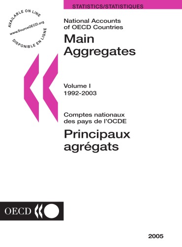 ﻿حساب های ملی کشورهای OECD: مجموع اصلی 1992-2003 (حساب های ملی کشورهای OECD Comptes Nationaux Des Pays De L'ocde)