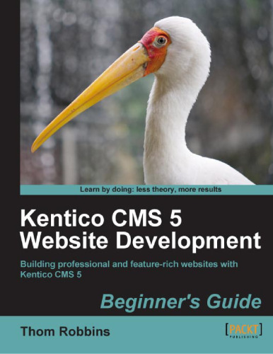 ﻿توسعه وب سایت Kentico CMS 5: راهنمای مبتدیان