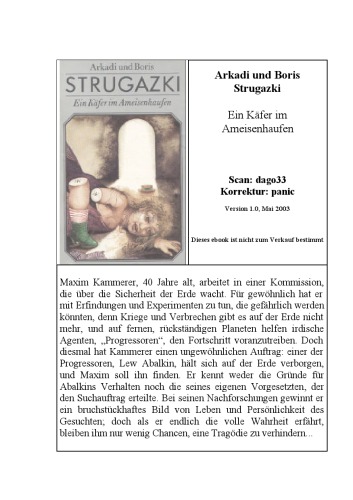 ﻿یک سوسک در لانه مورچه