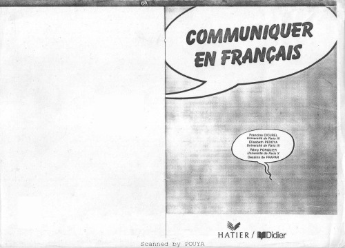 ﻿برقراری ارتباط به زبان فرانسه: گفتارها و شیوه های گفتگو