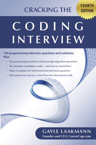 ﻿Cracking the Coding Interview، ویرایش چهارم: 150 سؤال و راه حل مصاحبه برنامه نویسی