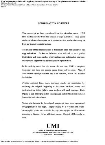 ﻿برداشت کانت از خود، به کارگیری خوانش دو وجهی تمایز پدیده-نومن بر خود