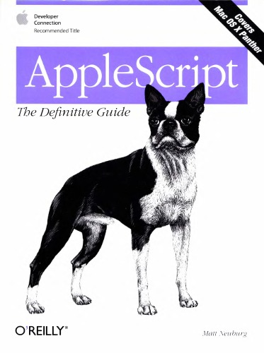 ﻿AppleScript: The Definitive Guide (راهنماهای قطعی)