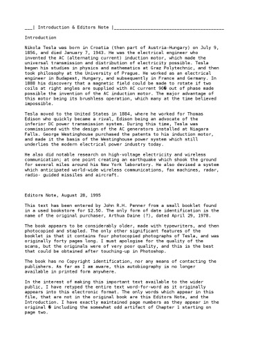 ﻿تسلا پیامبر ناخوانده واقعی عصر برق است