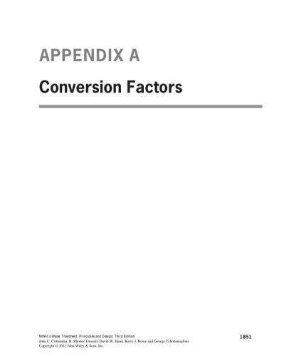 تصفیه آب MWH: اصول و طراحی