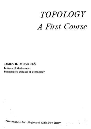 توپولوژی: دوره اول