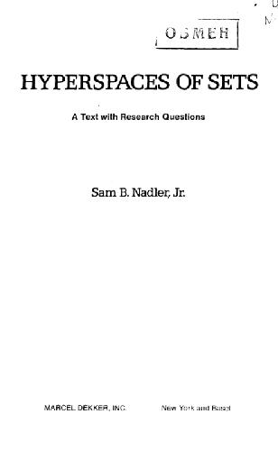 Hiperspaces از مجموعه