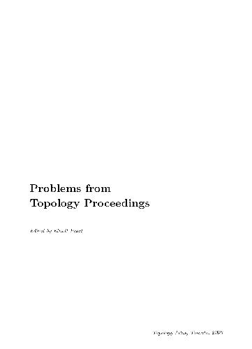 مشکلات از Topology Topologies Topology Atlas