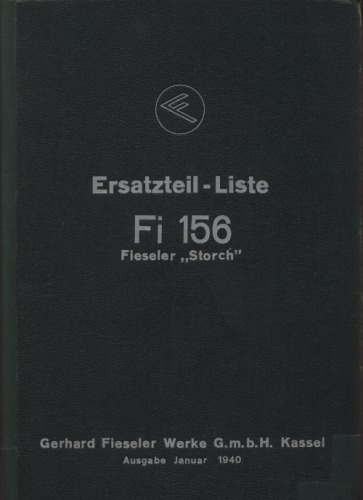 ﻿لیست قطعات Fi-156