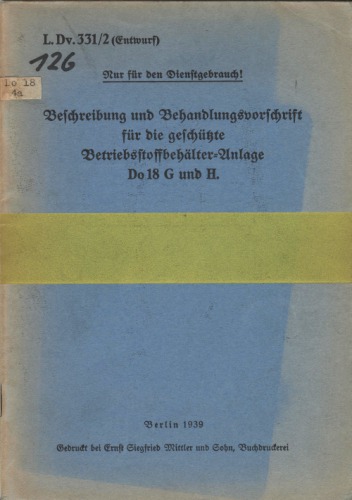 ﻿مخازن سوخت Dornier Do 18 G And H