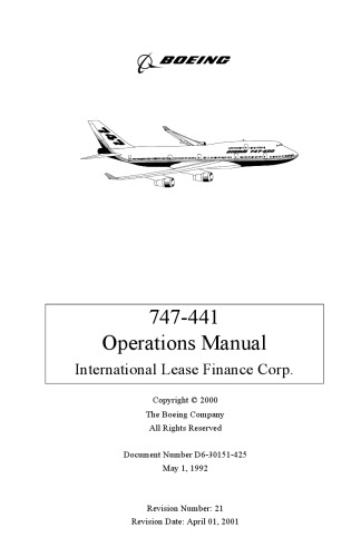 ﻿راهنمای عملیات بوئینگ 747-400