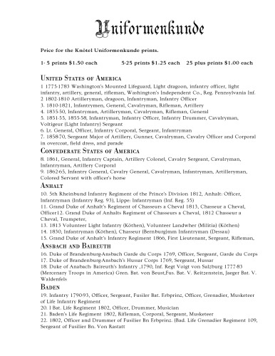 اول 100 Knoter Uniformkunde vol.I (Uniformology CD-2004-22)