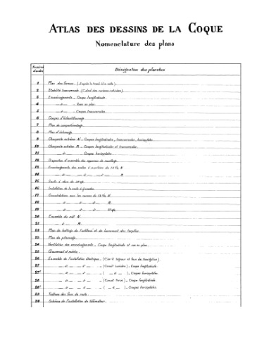 نقشه های کشتی نیروی دریایی فرانسه - LE BOULONNAIS 1927