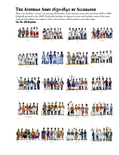 ارتش اتریش 1640-1840 توسط آللماند (Uniformology CD-2004-11)
