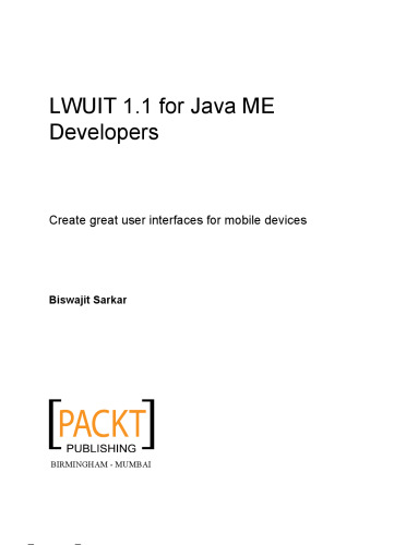 LWUIT 1.1 برای برنامه نویسان Java ME