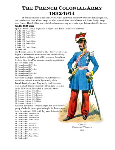 ارتش استعماری فرانسه 1832-1914 (یکنواختی CD-2004-17)