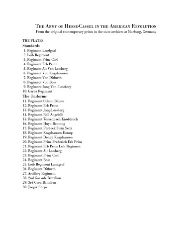 انقلاب آمریکا. ارتشهای هس-کاسل و اسپانیا (یکنواخت شناسی CD-2004-19)