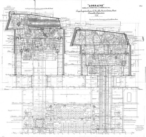 ﻿نقاشی های کشتی های نیروی دریایی فرانسه - لورن 1913