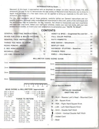 ﻿Macrame Guysn Gals N#186;1