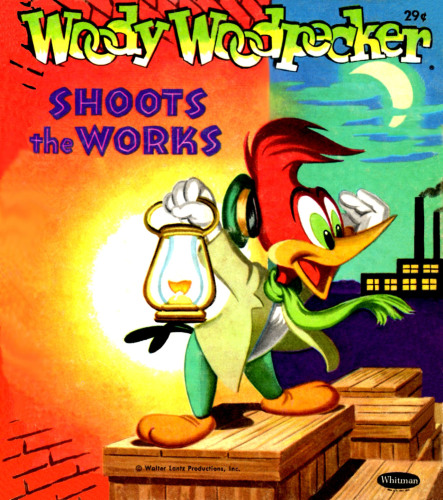 Woody Woodpecker آثار را شلیک می کند