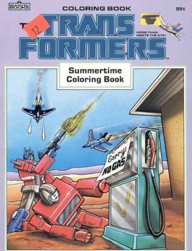 The Transformers - Book Coloring Summertime