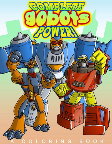 کامل قدرت Gobots! - کتاب رنگ آمیزی