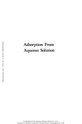 ﻿جذب از محلول های آبی