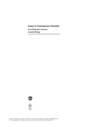 ﻿مقالاتی در شیمی معاصر.. از ساختار مولکولی به سوی زیست شناسی