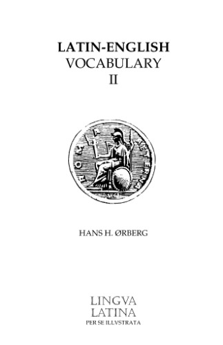 ﻿پارس دوم: واژگان لاتین–انگلیسی II