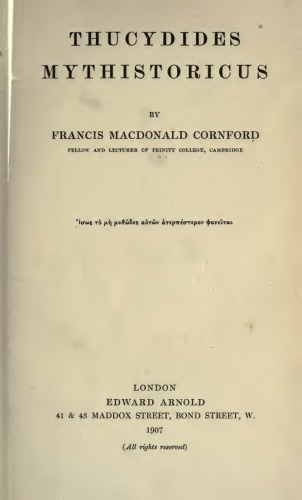 Thucydides Mythistoricus