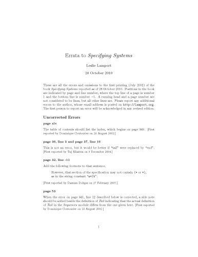 ﻿مشخص کردن سیستم ها: errata