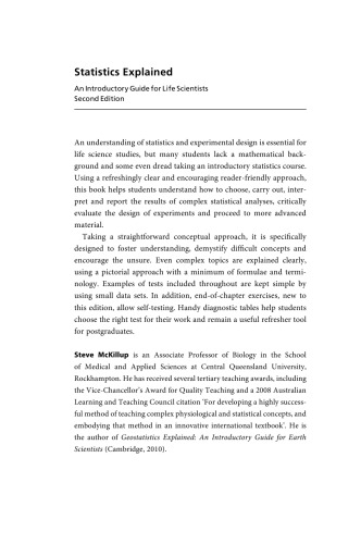 آمار توضیح داده شده: یک راهنمای مقدماتی برای دانشمندان زندگی