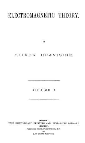 ﻿نظریه الکترومغناطیسی، جلد. 1