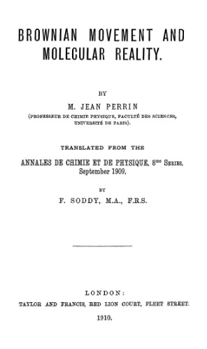 ﻿حرکت براونی و واقعیت مولکولی