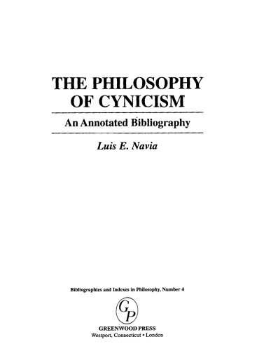 فلسفه بدبینی کتابشناسی نوشتاری