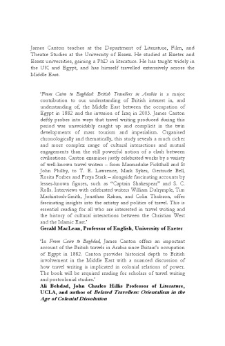 از قاهره تا بغداد: مسافران انگلیس در عربستان