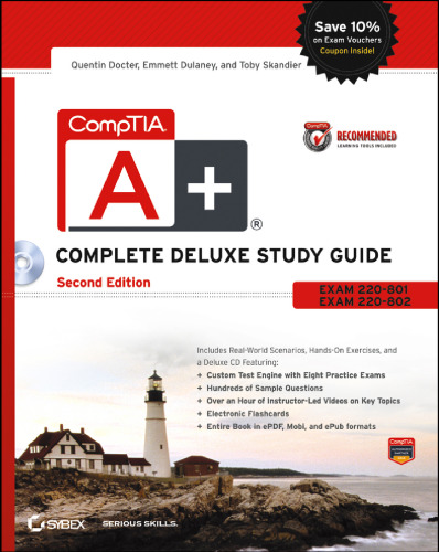 CompTIA یک راهنمای کامل مطالعه لوکس ارائه می شود Courseware: امتحانات 220-801 و 220-802