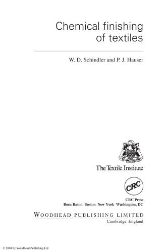 اتمام شیمیایی منسوجات